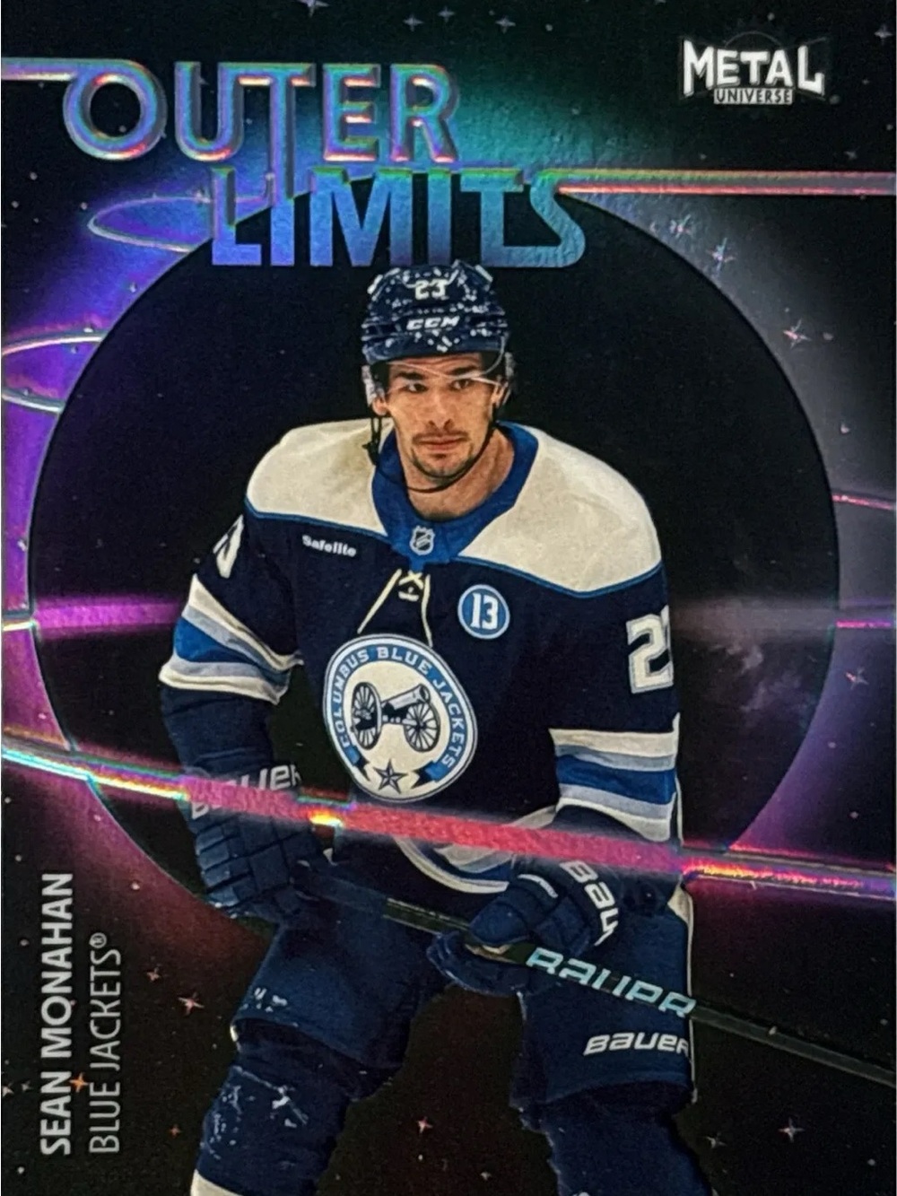 Skybox Outer Limits Holographic Sean Monaghan Hockey Trading Card